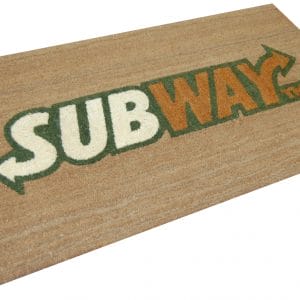 Subway Coir Mat - Logo Floor Mats