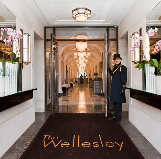 Fitted Entrance Mat At The Wellesley Hotel in London